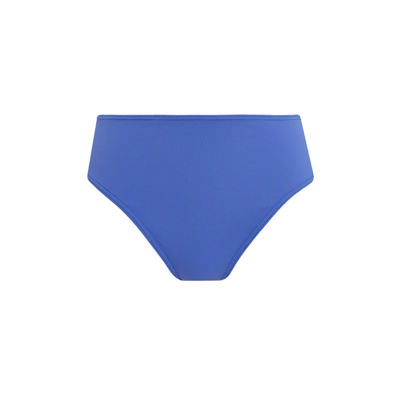 Image of Freya Womens Jewel Cove High Waist Bikini Brief in Blue Size: 8 Blue Female 8