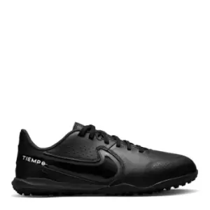 Image of Nike Tiempo Academy Junior Astro Turf Trainers - Black