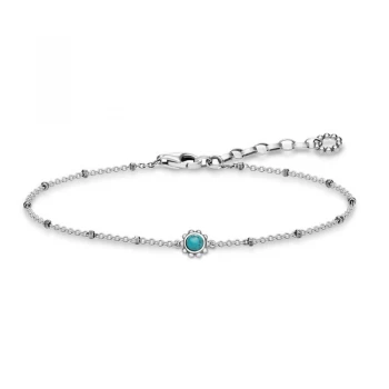 Image of Ladies Thomas Sabo Sterling Silver Glam & Soul Ethno Turquoise Bracelet