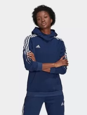 Image of adidas Tiro 21 Sweat Hoodie, Black, Size 2Xs, Women