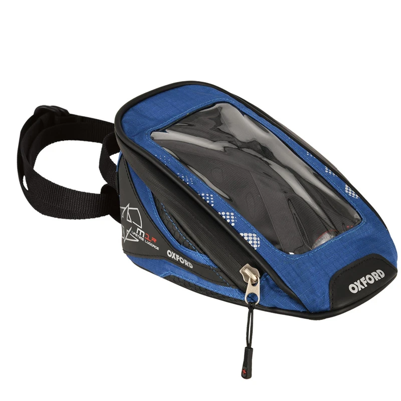 Image of Oxford M1R Micro Motorcycle Tank Bag 1L Blue Blue
