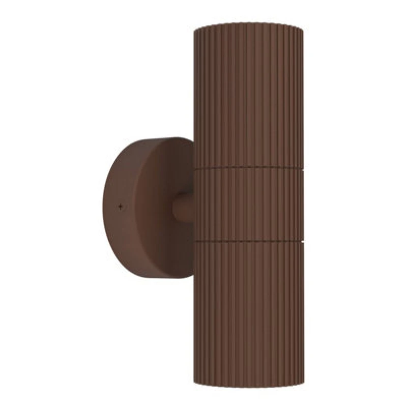 Image of EGLO Eglo TOMELLOSO Modern Brown Outdoor Wall Light Brown One Size Unisex 9008606356010