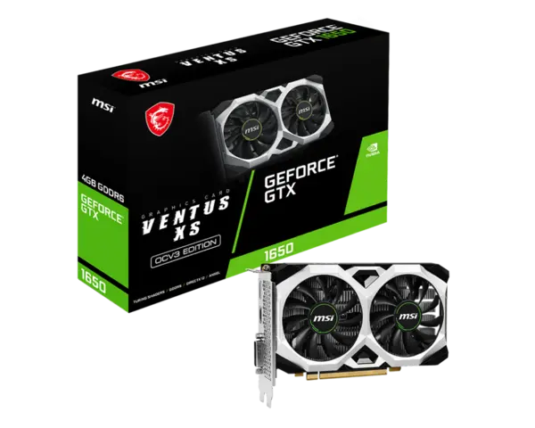 Image of MSI GTX 1650 D6 Ventus XS OCV3 Graphics Card