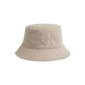 Image of Calvin Klein Jeans Monogram Bucket Hat - Beige