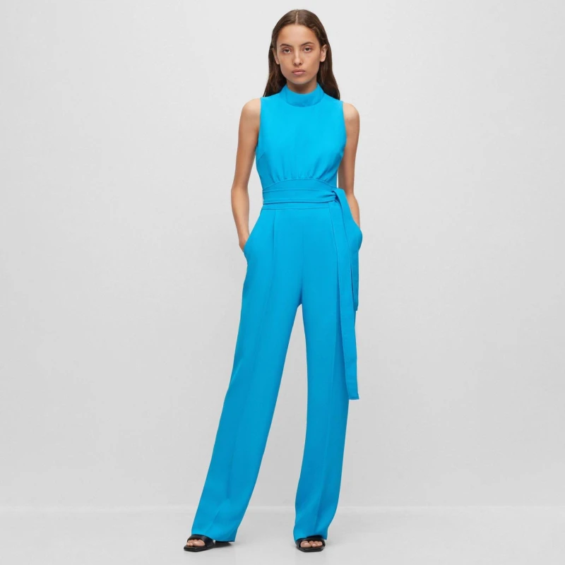 Image of Hugo Kisuse Jumpsuit Blue female 8