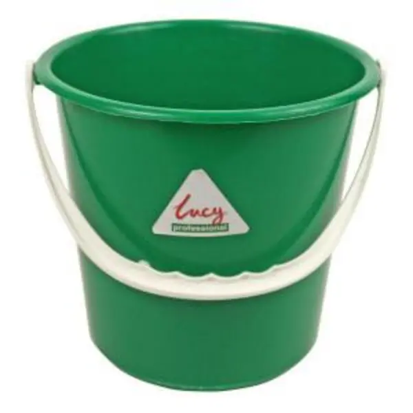 Image of ValueX ValueX Plastic Bucket 10 Litre With Handle Green - 0907086OP 0907086