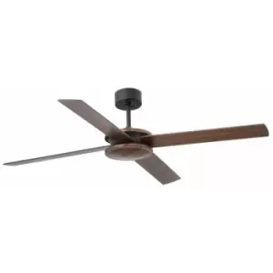 Image of Faro POLEA - Brown Ceiling Fan With DC Motor Smart