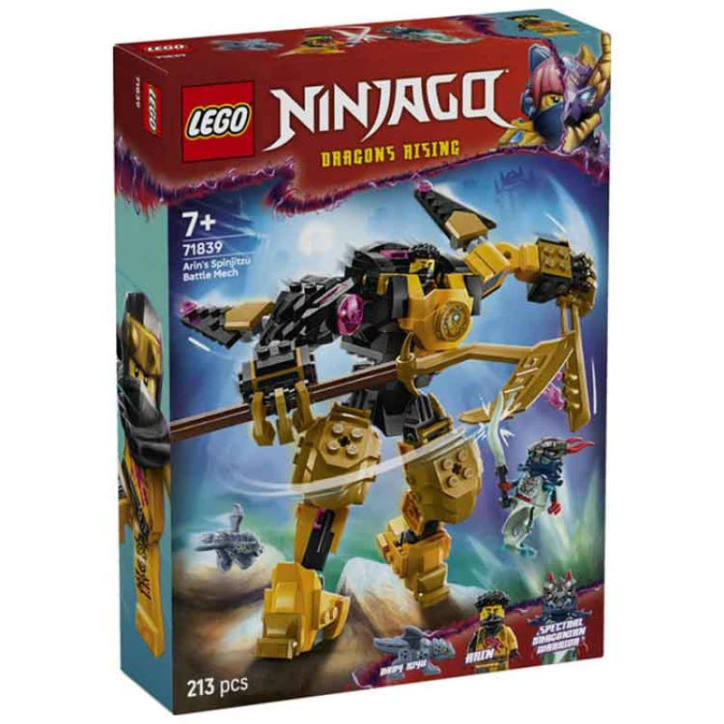 Image of LEGO NINJAGO Arin's Spinjitzu Battle Mech Toy Set 71839