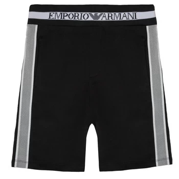 Image of Emporio Armani Fleece Shorts Black Size 10 Years Boys