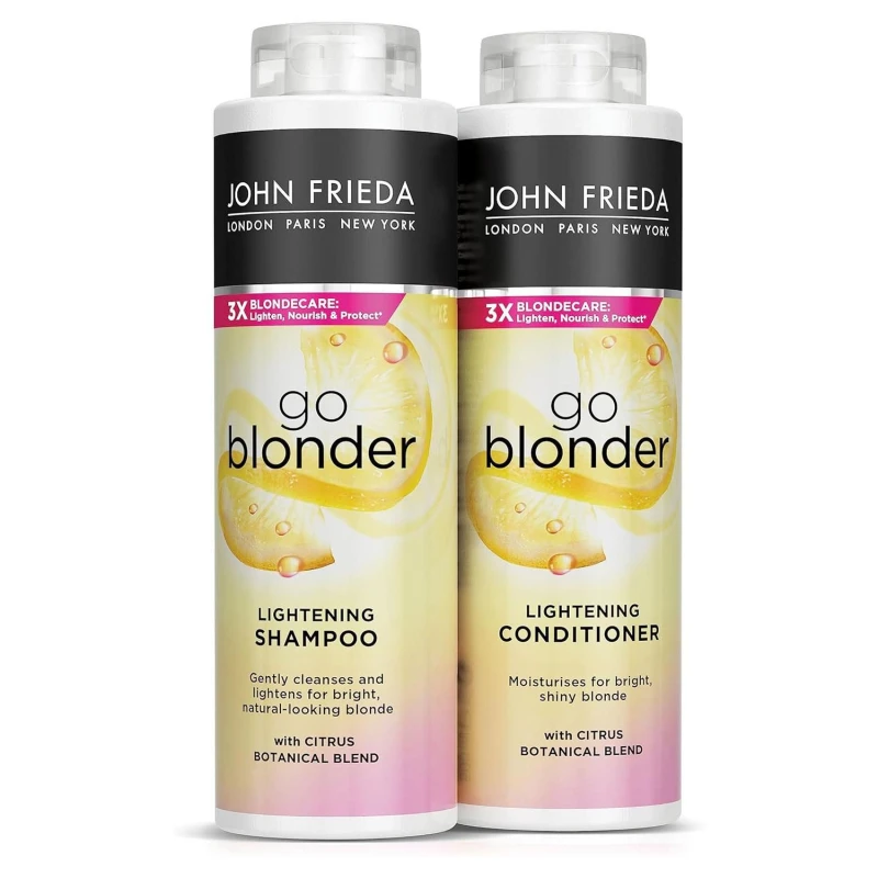 Image of John Frieda Sheer Blonde Go Blonder 'Shampoo & Conditioner' Duo Pack Yellow