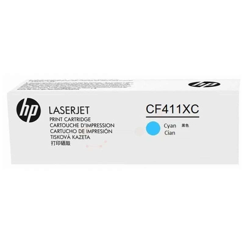 Image of HP CF411XC/410X Toner cartridge cyan Contract. 5K pages ISO/IEC 19798