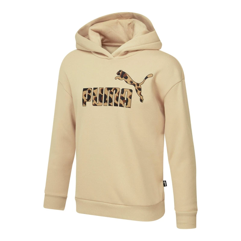Image of Puma Relaxed Leo Hoodie G - Beige Beige S