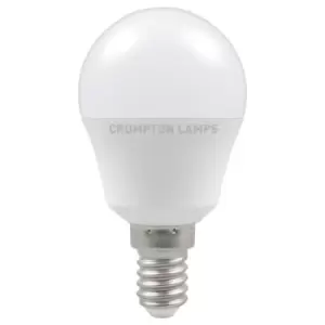 Image of Crompton Lamps LED Golfball 5.5W E14 Daylight Opal (40W Eqv)