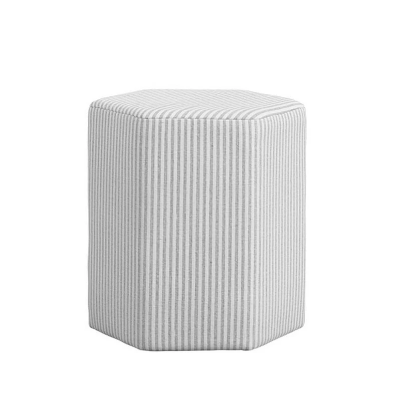 Image of Harbour Thin Stripe Stool Grey
