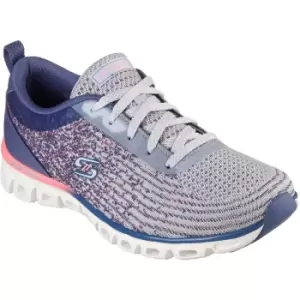 Image of Skechers Womens Glide-Step Head Start Memory Foam Trainers UK Size 4 (EU 37)