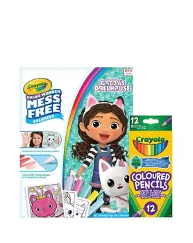 Image of Crayola Gabbys Dollhouse Colour Bundle