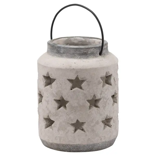 Image of Hill Bloomville Large Stone Star Lantern HI-20728