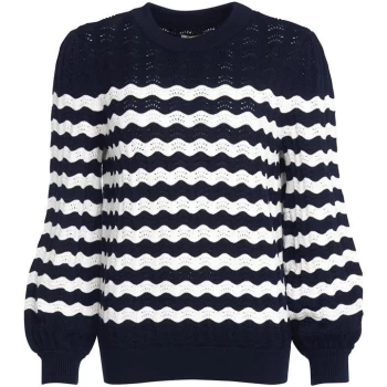Image of Barbour Cranmoor Knitted Jumper - Blue