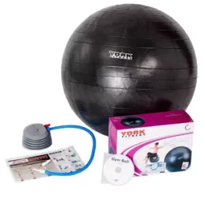 Image of York 75cm Gym Ball with DVD