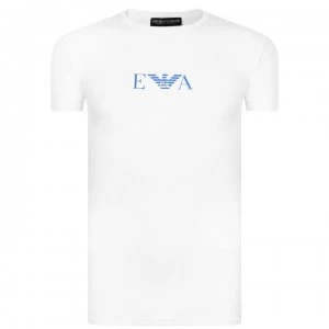Image of Emporio Armani Logo T-Shirt Bianco Size L Men