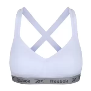 Image of Reebok Cara Crop Sports Bra Womens - White