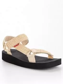 Image of Levis Levis Cadys Low Sandal - Tan, Brown, Size 6, Women