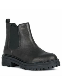 Image of Geox Iriea Metallic Leather Chelsea Boots - Bronze, Bronze, Size 5, Women