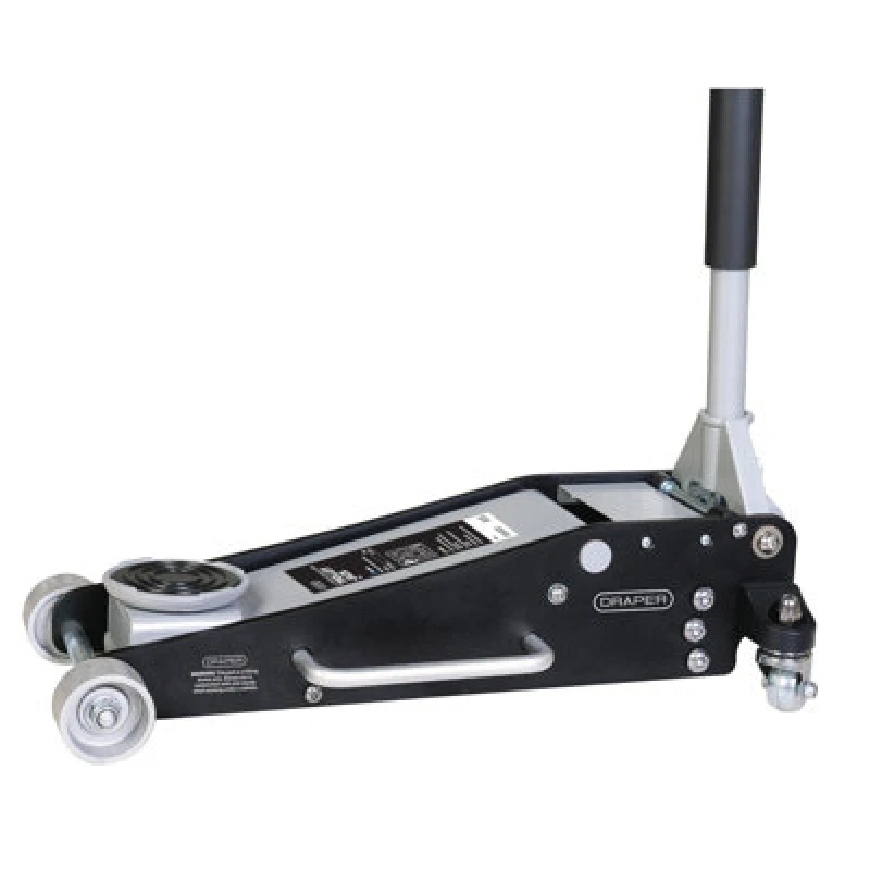Image of Draper Aluminium and Steel Racing Trolley Jack TJ250AS Weight Capacity: 2.5 Tonne