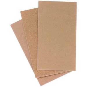 Image of Wickes Sanding Block Paper Assorted Sheets - Pack of 12