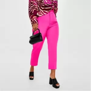 Image of Missguided Plus Size Tailored Cigarette Trousers - Pink