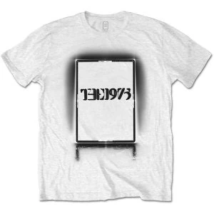 Image of The 1975 - Black Tour Mens Medium T-Shirt - White