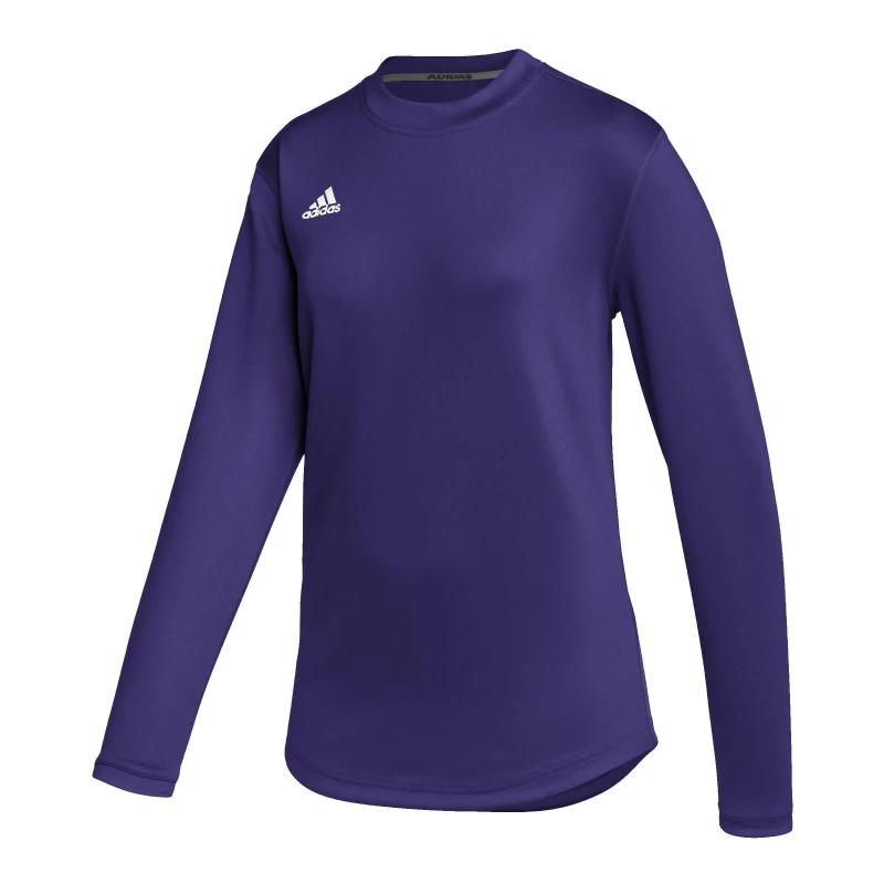 Image of adidas Training Long Sleeve Top Womens - Purple Purple XS