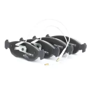 Image of RIDEX Brake pad set Front Axle 402B0817 Brake pads,Brake pad set, disc brake PEUGEOT,CITROEN,106 II Schragheck (1A_, 1C_)