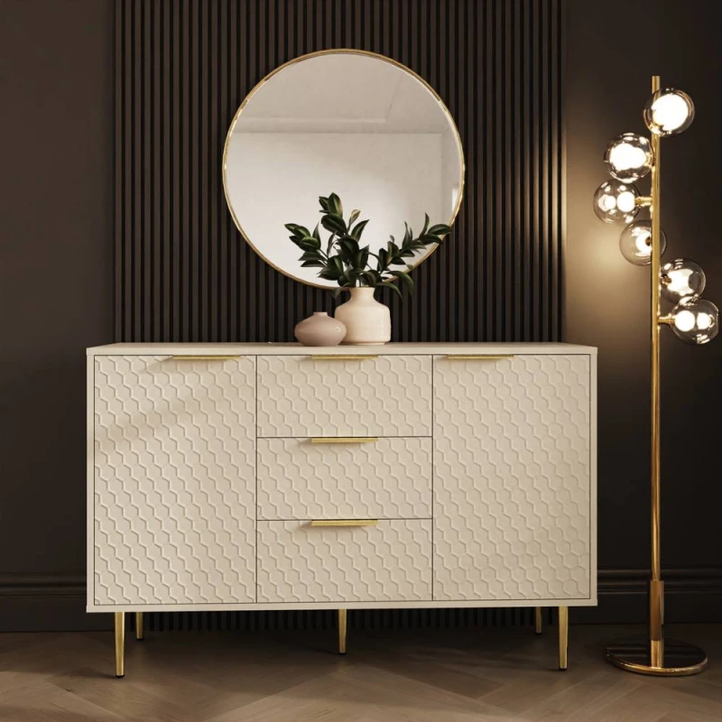 Image of Gfw Azariah Large Sideboard Ivory WVUKT Unisex