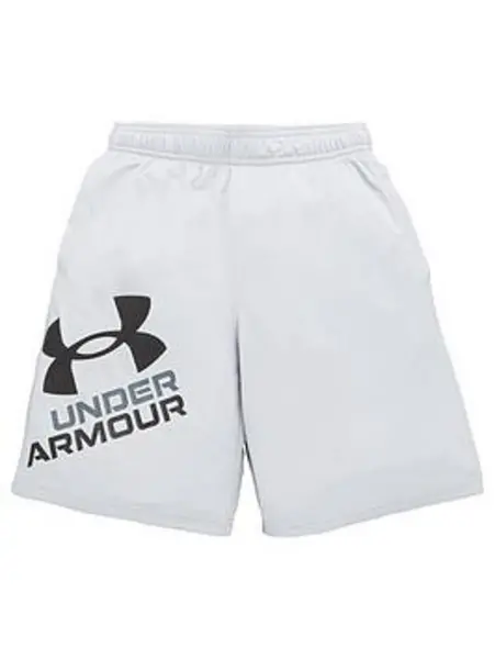 Image of Under Armour Boys Prototype 2.0 Logo Shorts - Grey