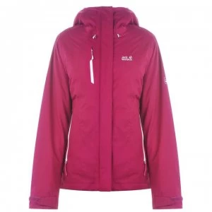 Image of Jack Wolfskin Troposhpere Jacket Ladies - Burgundy