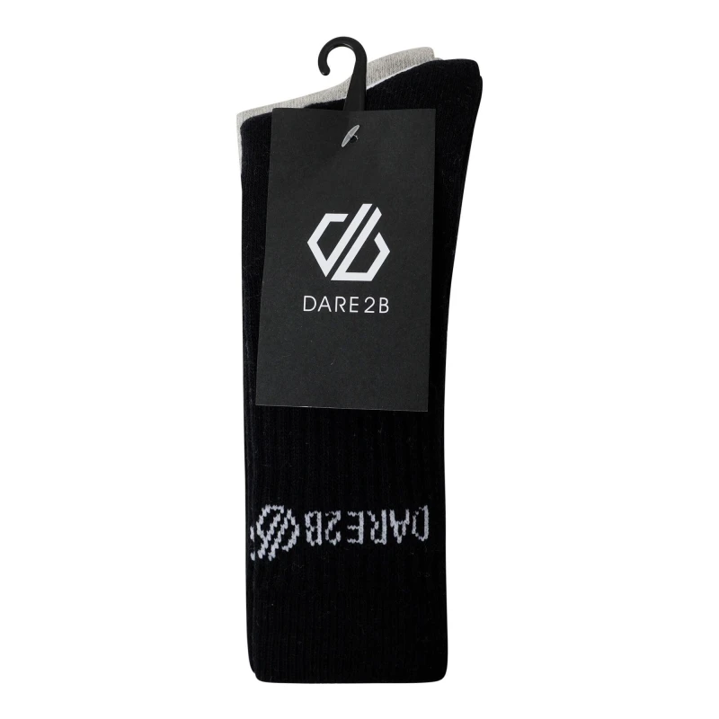 Image of Dare 2b Dare 2b Movement Crew Socks 3 Pack in Charcoal Size: 3-5 Charcoal 3-5 Unisex 5063019923420
