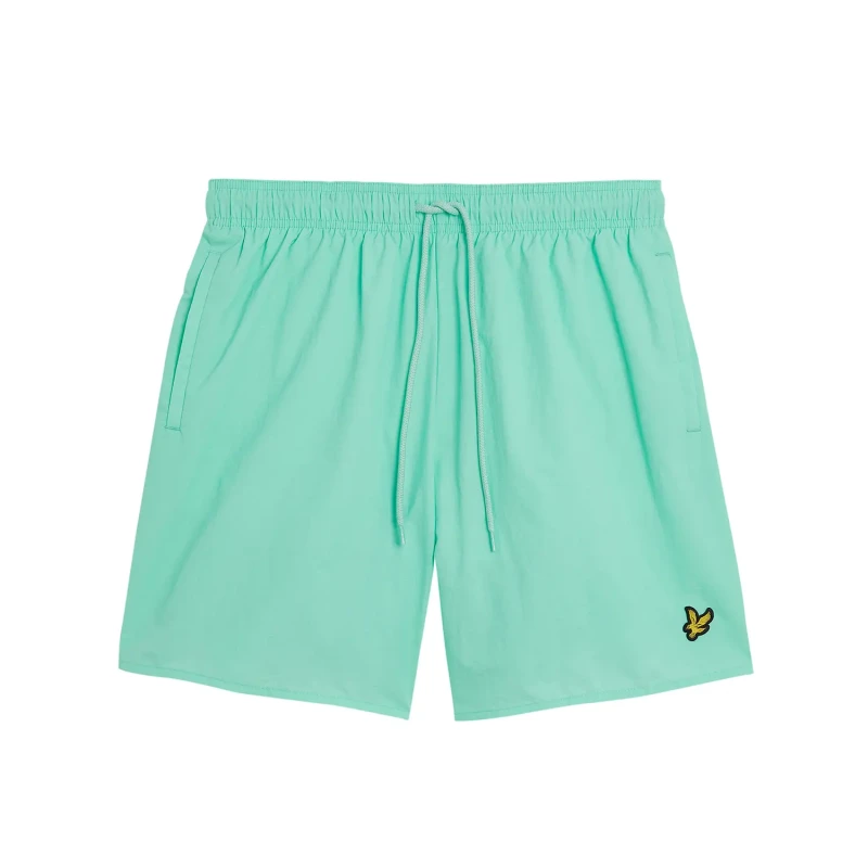 Image of Lyle and Scott Mens Plain Swim Shorts Aqua Marine male XL
