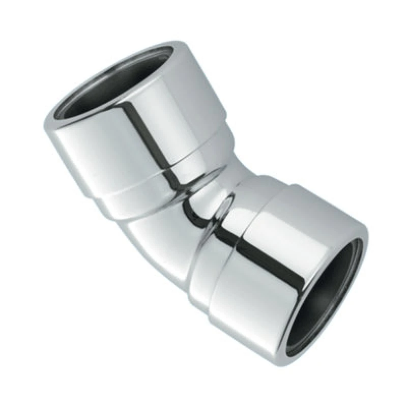Image of McAlpine 42B-CB 135° Chrome Plated Brass Compression Bend 1.5" Silver