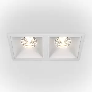 Image of Maytoni Alfa LED Twin Recessed Downlight White, 2500lm, 4000K
