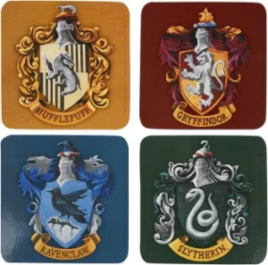 Image of Harry Potter House Emblems Coaster multicolour