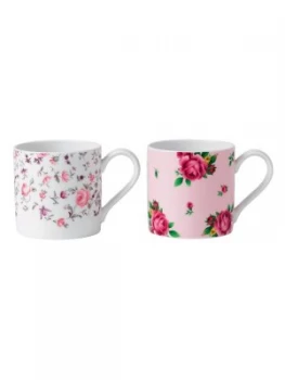Image of Royal Albert New country roses set of 2 mugs
