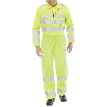 Image of Arc Flash Coverall Saturn Yellow - Size 46