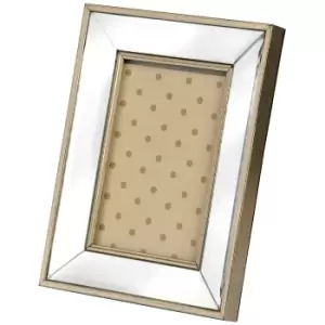 Image of Rectangle Mirror Bordered Photo Frame 5x7