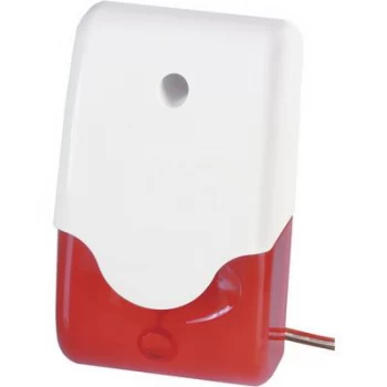 Image of ABUS SG1681 Alarm sounder + flashing light 100 dB Red Indoors, Outdoors 12 V DC