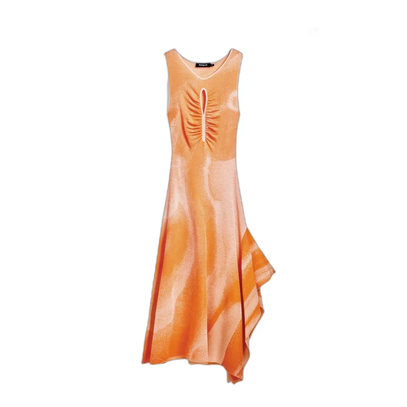 Image of Desigual Womens dress Desigual Tallin Orange Female M