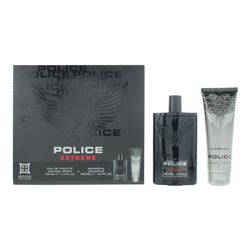 Image of Police Extreme Gift Set 100ml Eau de Toilette + 100ml Shower Gel
