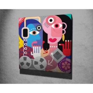 Image of KC296 Multicolor Decorative Canvas Painting