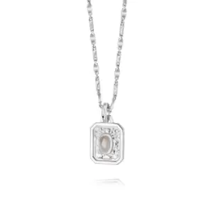 Image of Daisy London June Moonstone Birthstone Necklace Sterling Silver