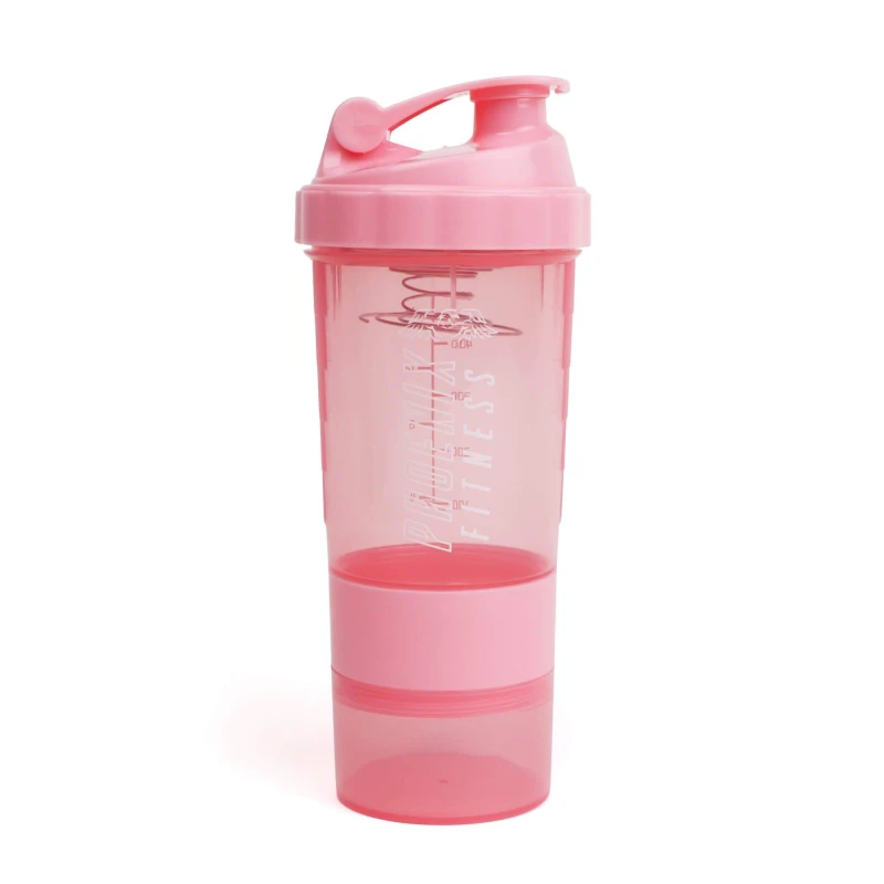 Image of Phoenix Fitness Compartment Shaker Bottles Pink unisex 700ml